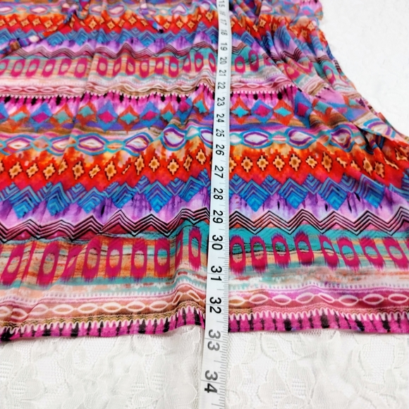 Profile by Gottex Santa Fe Mesh Swim Cover Up Caftan Size S/Petite - Picture 11 of 14